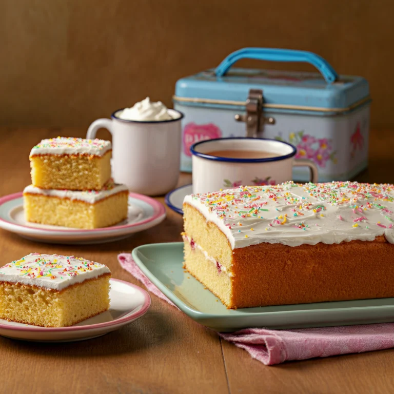 The best school cake recipe for nostalgic baking